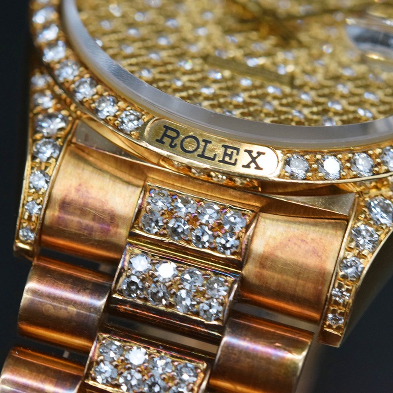 ROLEX/����å��� DAY-DATE 18138 Starry Sky Dial�ڹ����Ź�߸ˡ�#HK11059   