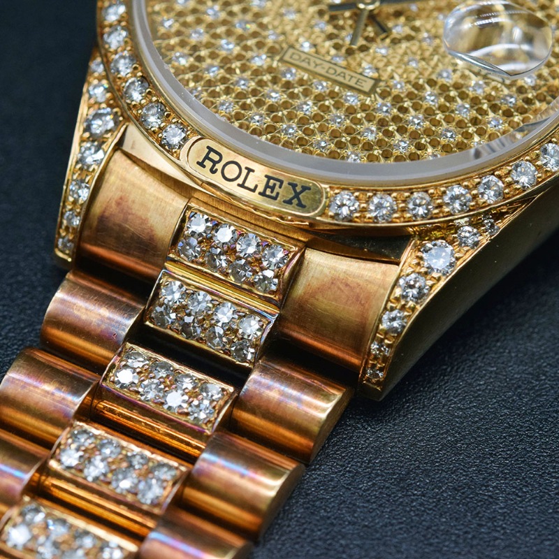 ROLEX/����å��� DAY-DATE 18138 Starry Sky Dial�ڹ����Ź�߸ˡ�#HK11059   