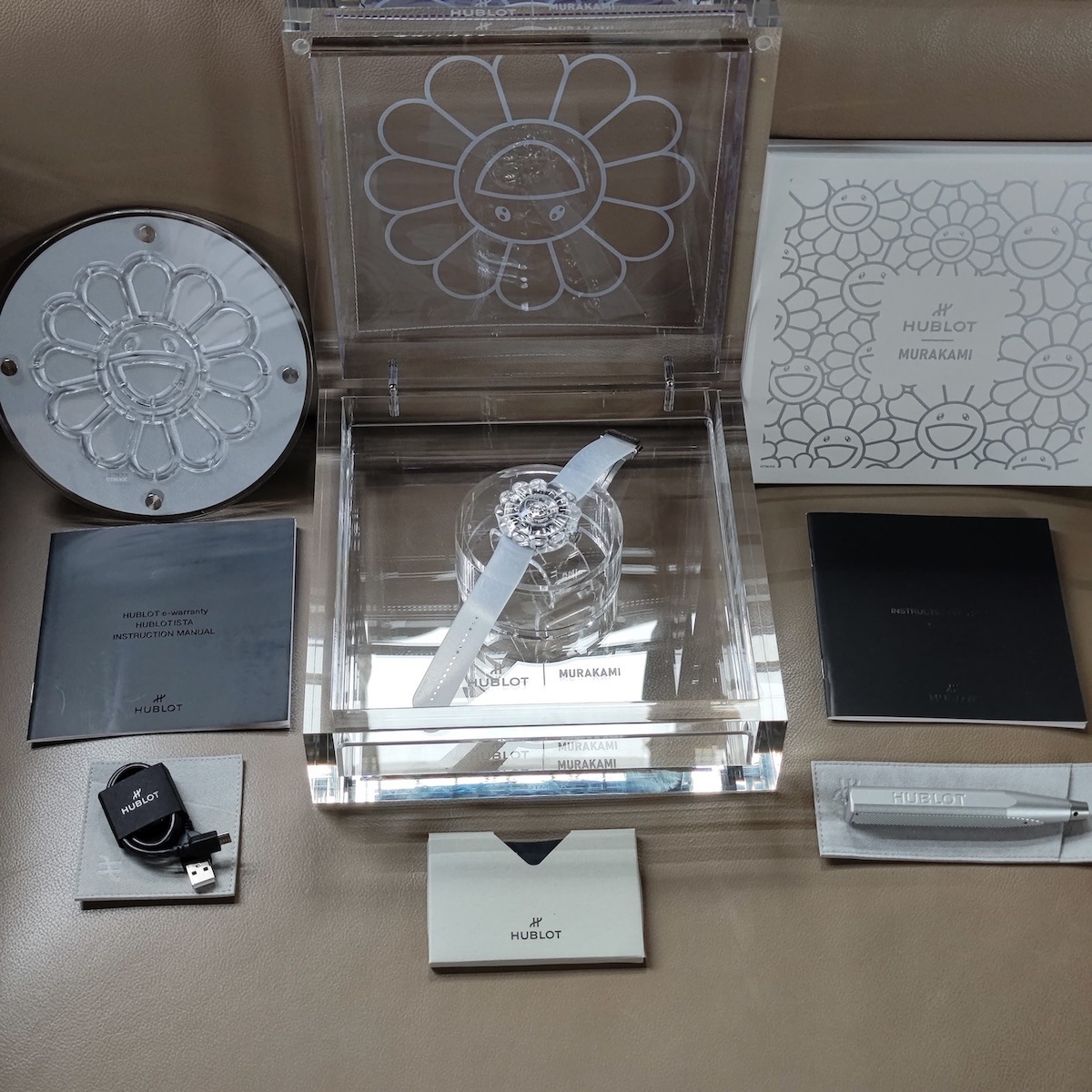 HUBLOT/���֥�  915.JX.4082.RT MP-15 Takashi Murakami Tourbillon Sapphire  #HK10936 �ڹ����Ź�߸ˡ�