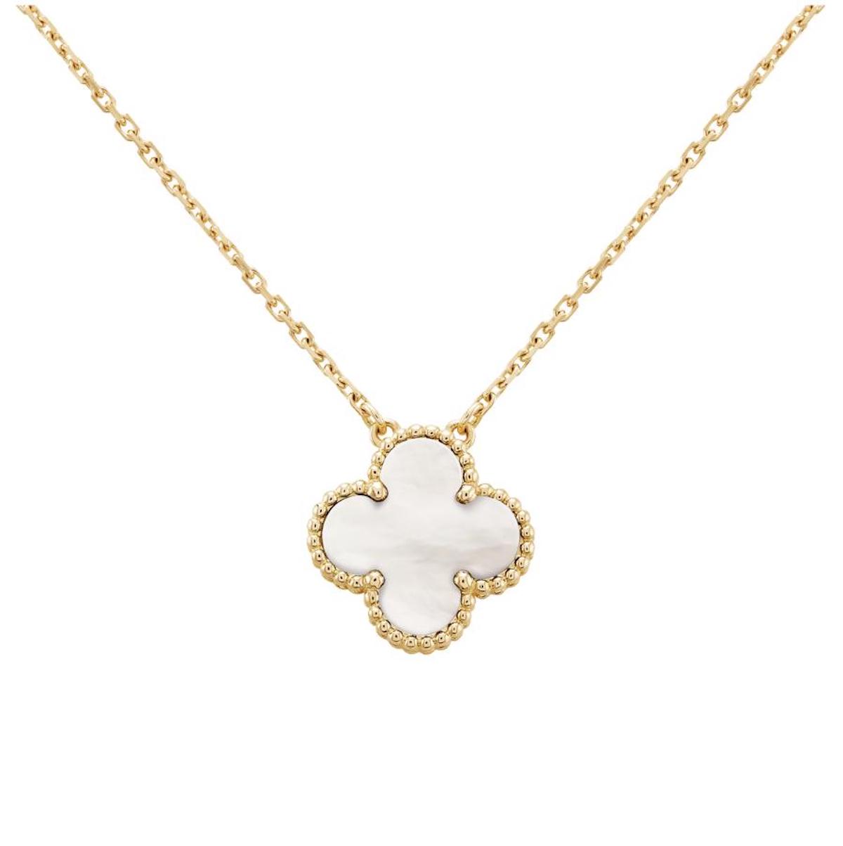 Van Cleef & Arpels/�����󥯥꡼�ա������ڥ�  ������ơ�������ϥ�֥� �ڥ����� VCARA45900 ��������������� K18YG �ޥ������֥ѡ��� �ͥå��쥹 ��ǥ����� #HK11474