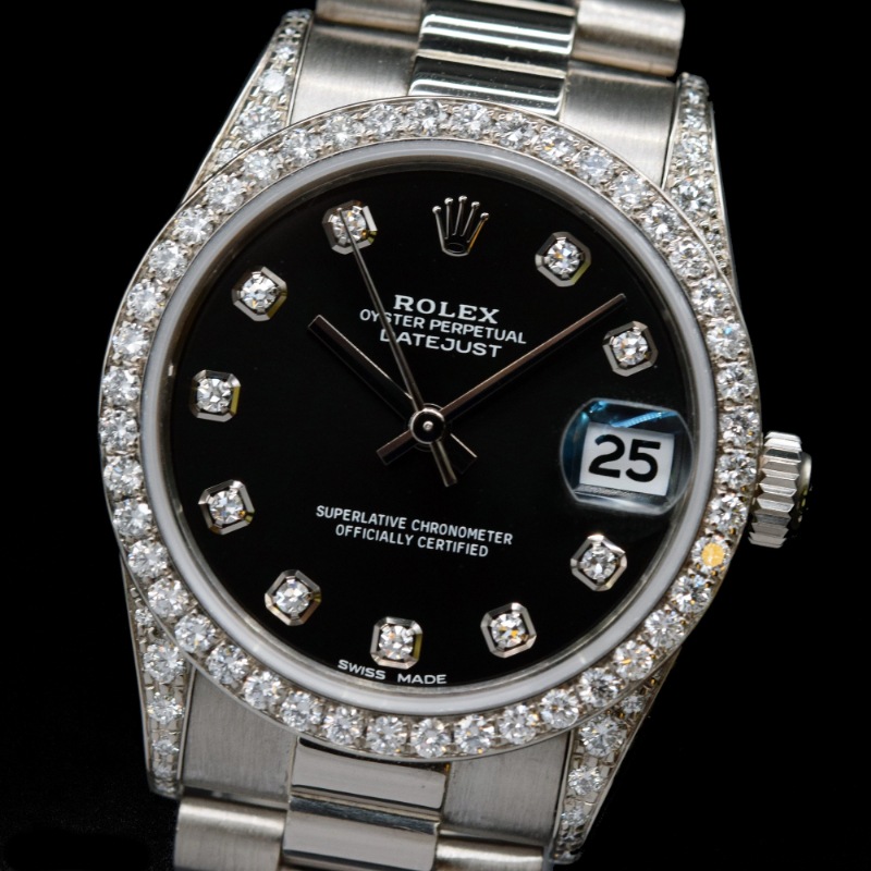 ROLEX/����å��� Datejust 31�ǥ��ȥ��㥹�� M68159G 10P������ ��������ɥ٥���#JP28287