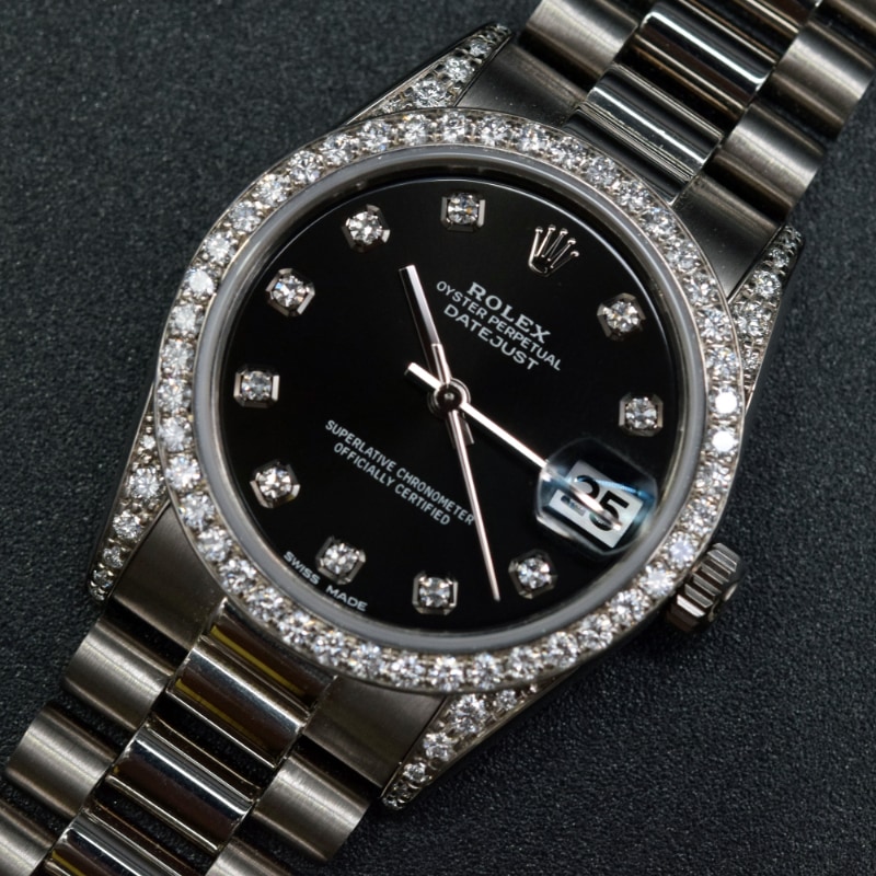 ROLEX/����å��� Datejust 31�ǥ��ȥ��㥹�� M68159G 10P������ ��������ɥ٥���#JP28287