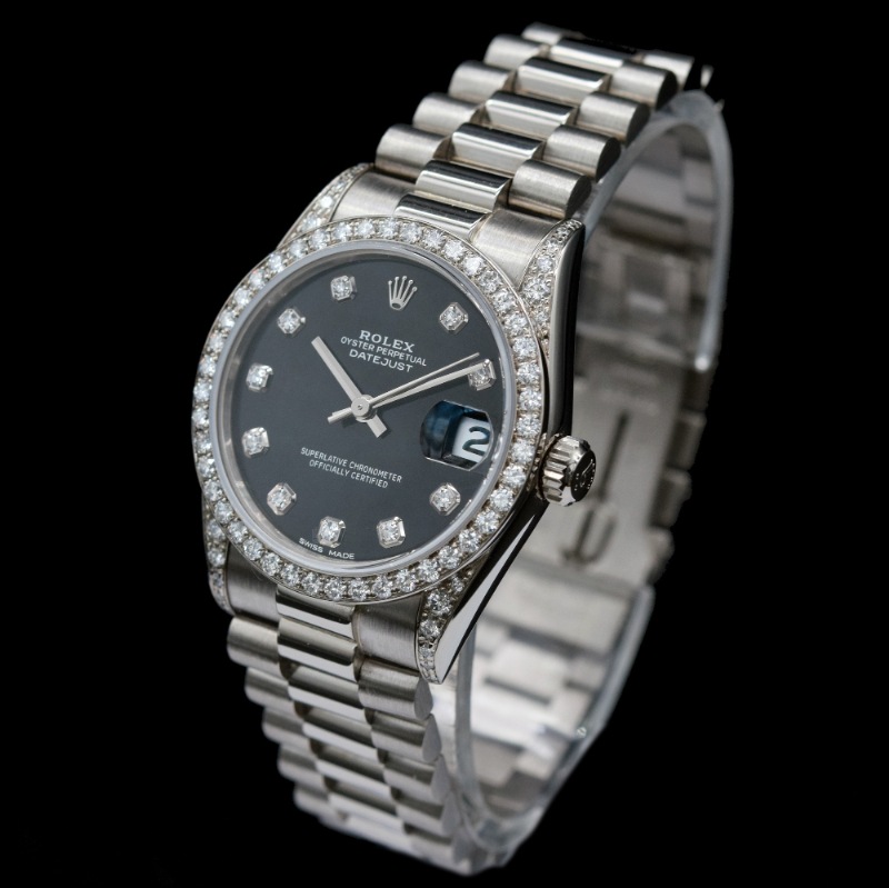 ROLEX/����å��� Datejust 31�ǥ��ȥ��㥹�� M68159G 10P������ ��������ɥ٥���#JP28287
