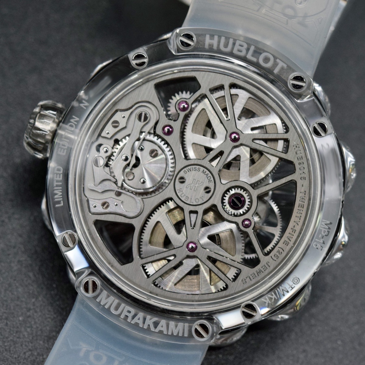 HUBLOT/���֥�  915.JX.4082.RT MP-15 Takashi Murakami Tourbillon Sapphire  #HK11597 �ڹ����Ź�߸ˡ�