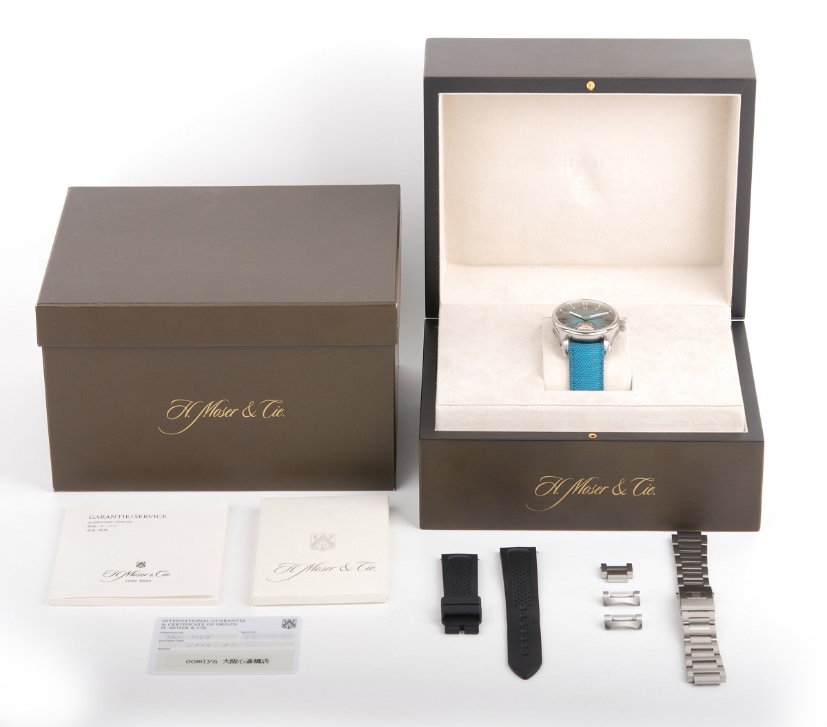 H.MOSER/H.�⡼������Pioneer Tourbillon���ѥ����˥��ȥ�����ӥ��3804-1205��#jp26927 > #HK11344