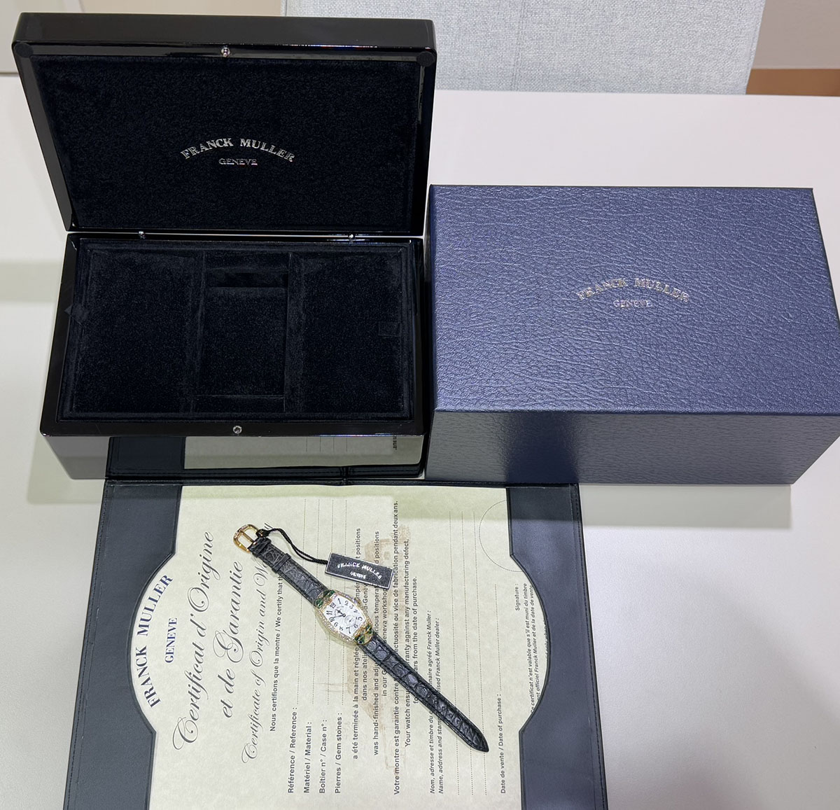 FRANCK MULLER/�ե�󥯥ߥ�顼1750 S6 HJ 3N Tonneau Curvex  #JP28465