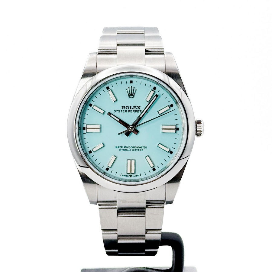 �ڥ��������Rolex/����å��� Oyster Perpetual 124300 �������� Tiffany Dial��#JP26980