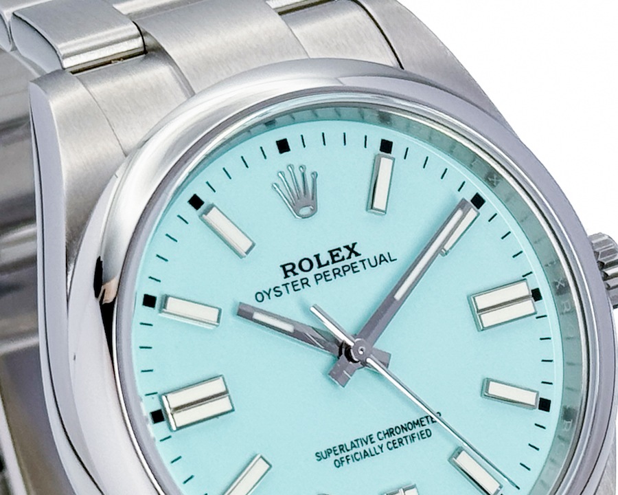 �ڥ��������Rolex/����å��� Oyster Perpetual 124300 �������� Tiffany Dial��#JP26980
