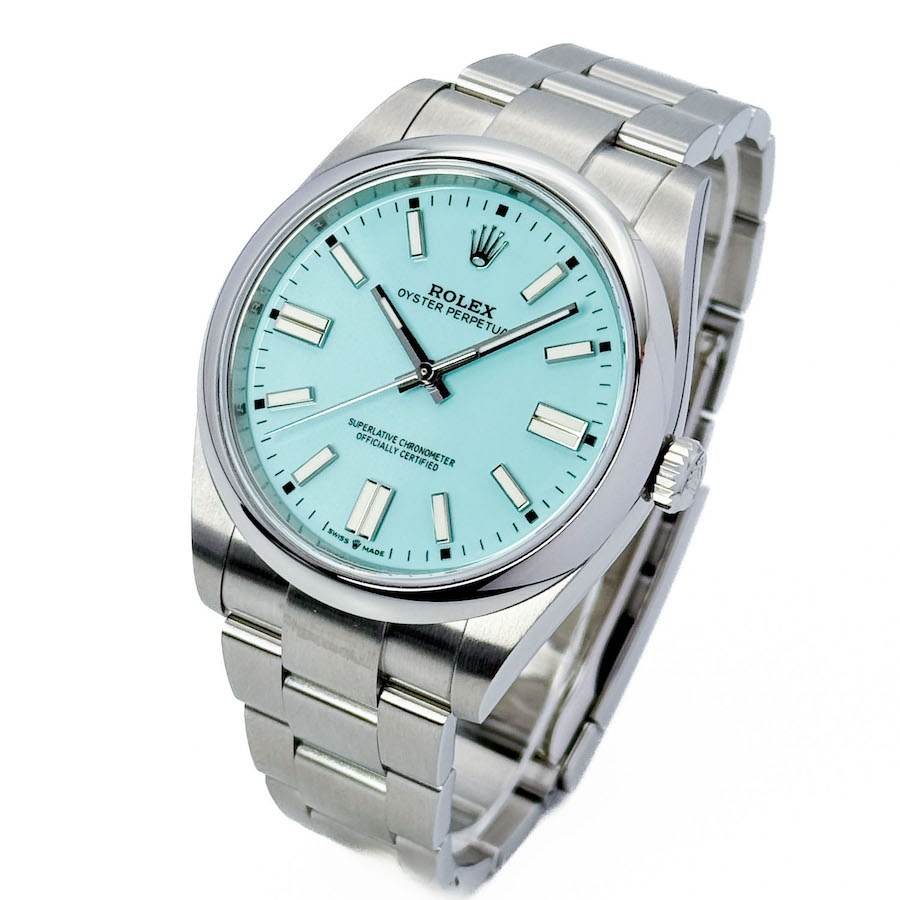 �ڥ��������Rolex/����å��� Oyster Perpetual 124300 �������� Tiffany Dial��#JP26980