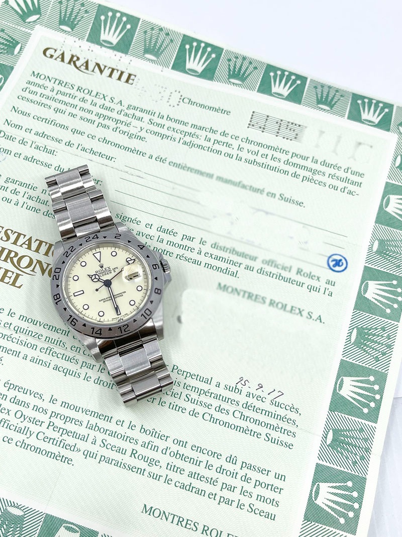 ROLEX/����å�����Explorer II 16570 Cream Dial #JP28309