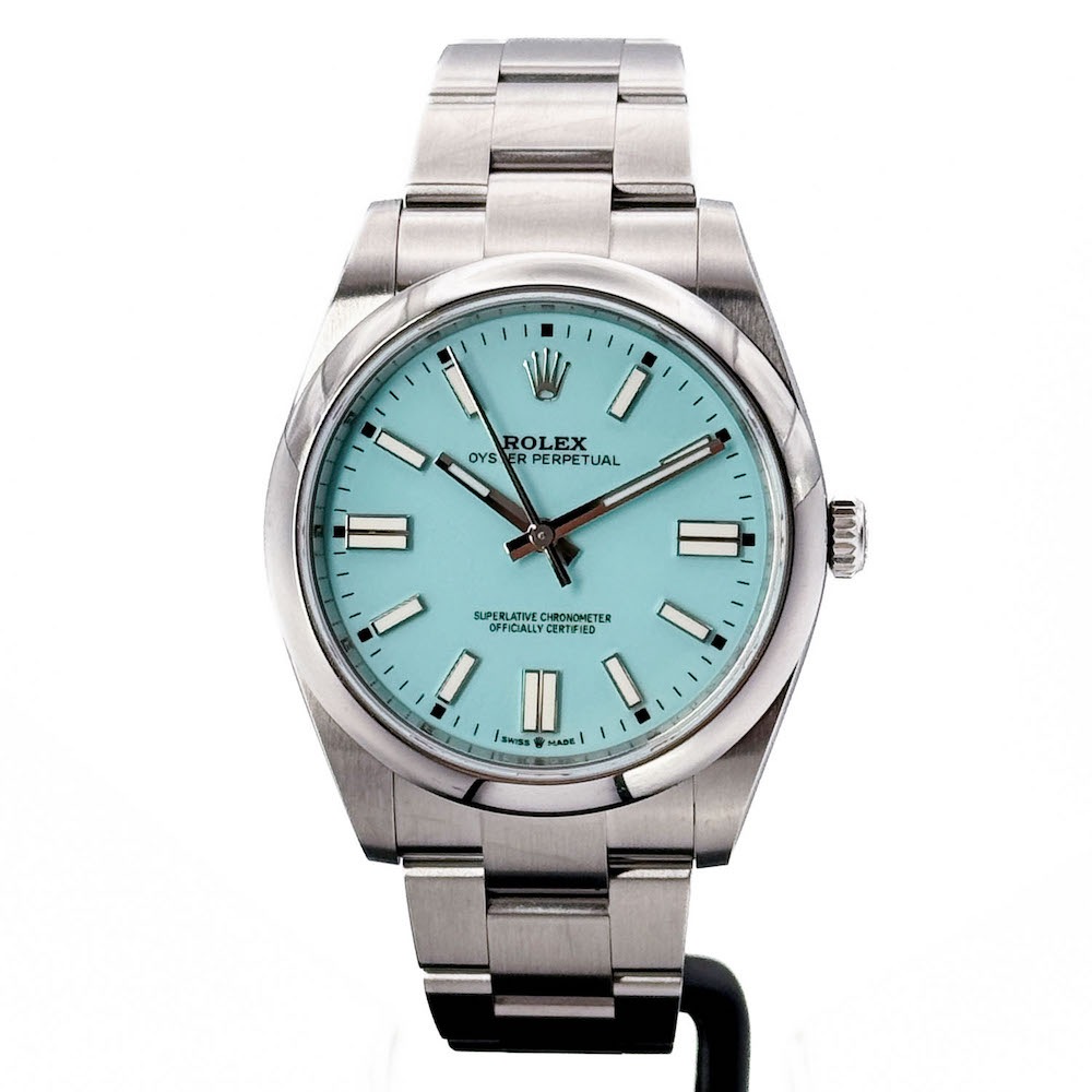 �ڥ��������Rolex/����å��� Oyster Perpetual 124300 �������� Tiffany Dial��#JP26948