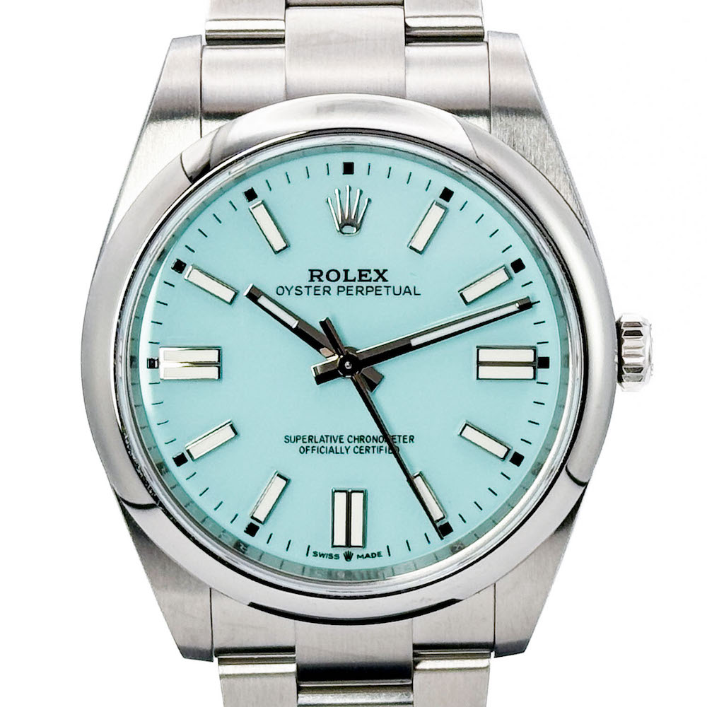�ڥ��������Rolex/����å��� Oyster Perpetual 124300 �������� Tiffany Dial��#JP26948