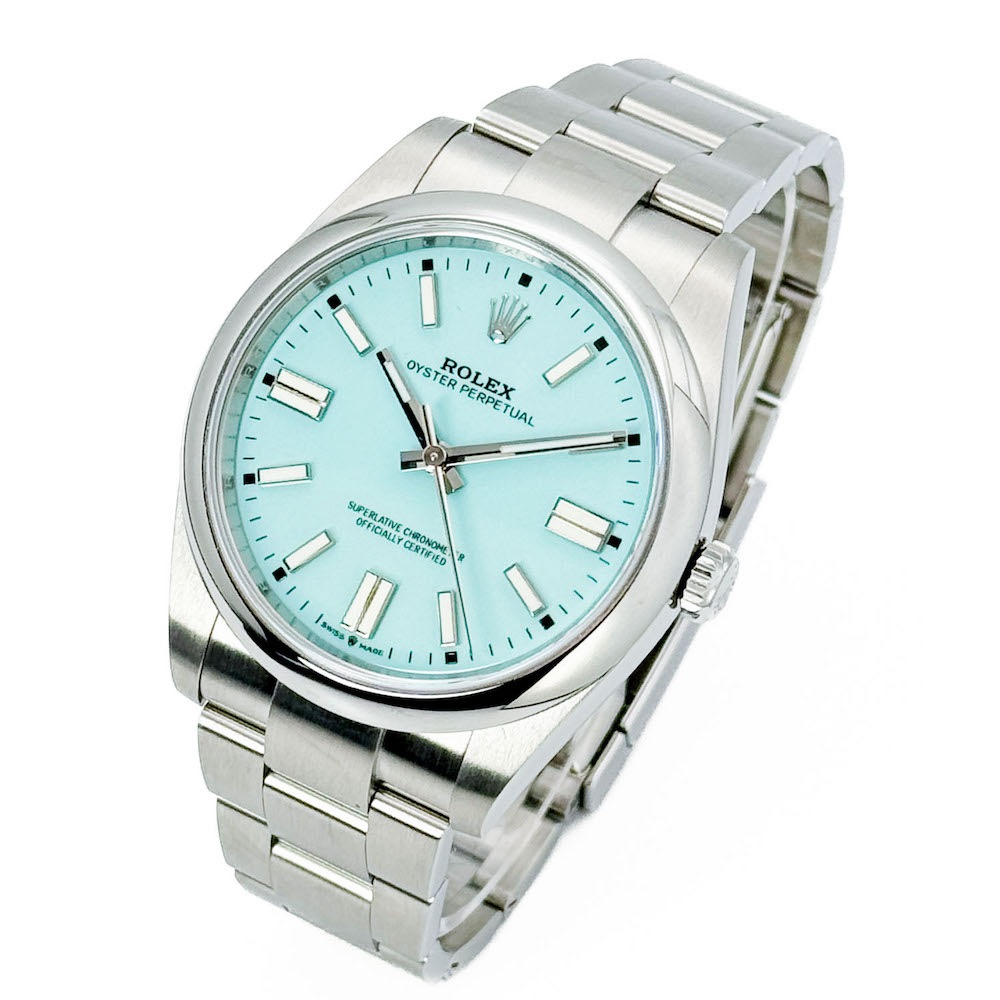�ڥ��������Rolex/����å��� Oyster Perpetual 124300 �������� Tiffany Dial��#JP26948