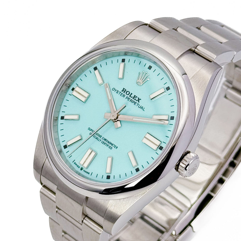 �ڥ��������Rolex/����å��� Oyster Perpetual 124300 �������� Tiffany Dial��#JP26948
