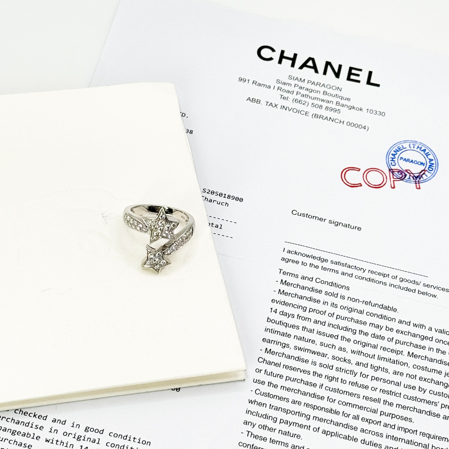 CHANEL/����ͥ�  ����å� ���쥯����� ������ J0387 18KWG ������ ��� #jp