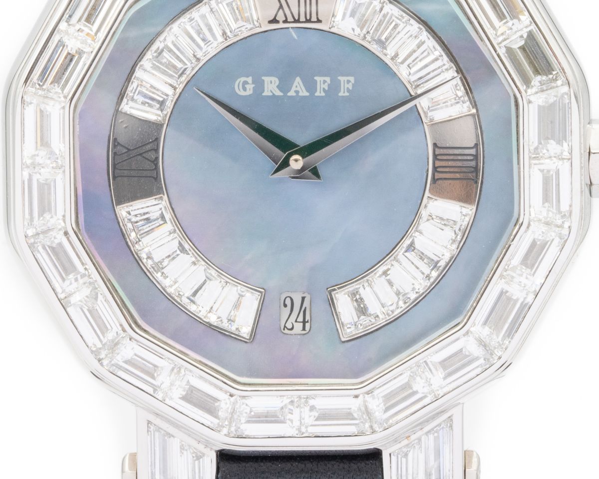 GRAFF/����ա�LONDON 36mm Diamond Ice blue mother-of-pearl Dial Watch