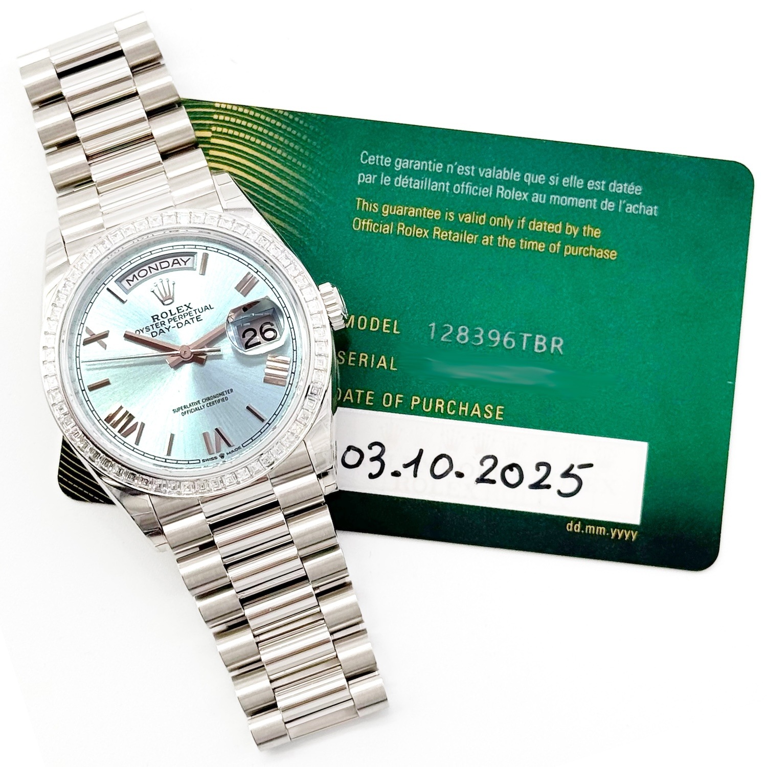 ROLEX/����å�����DAYDATE36 128396TBR �ڹ����Ź�߸ˡۡ�#HK11601