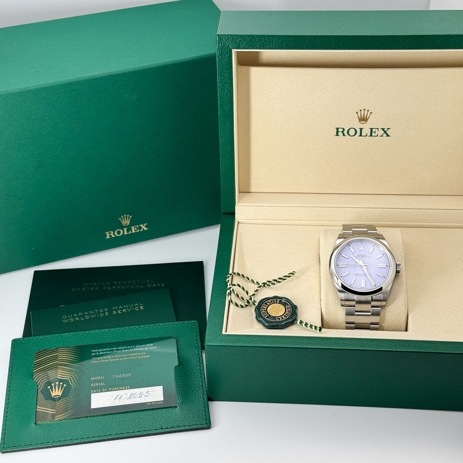 Rolex/����å����������������ѡ��ڥ��奢�롡Oyster Perpetual 41 134300 ��٥������#bw01265