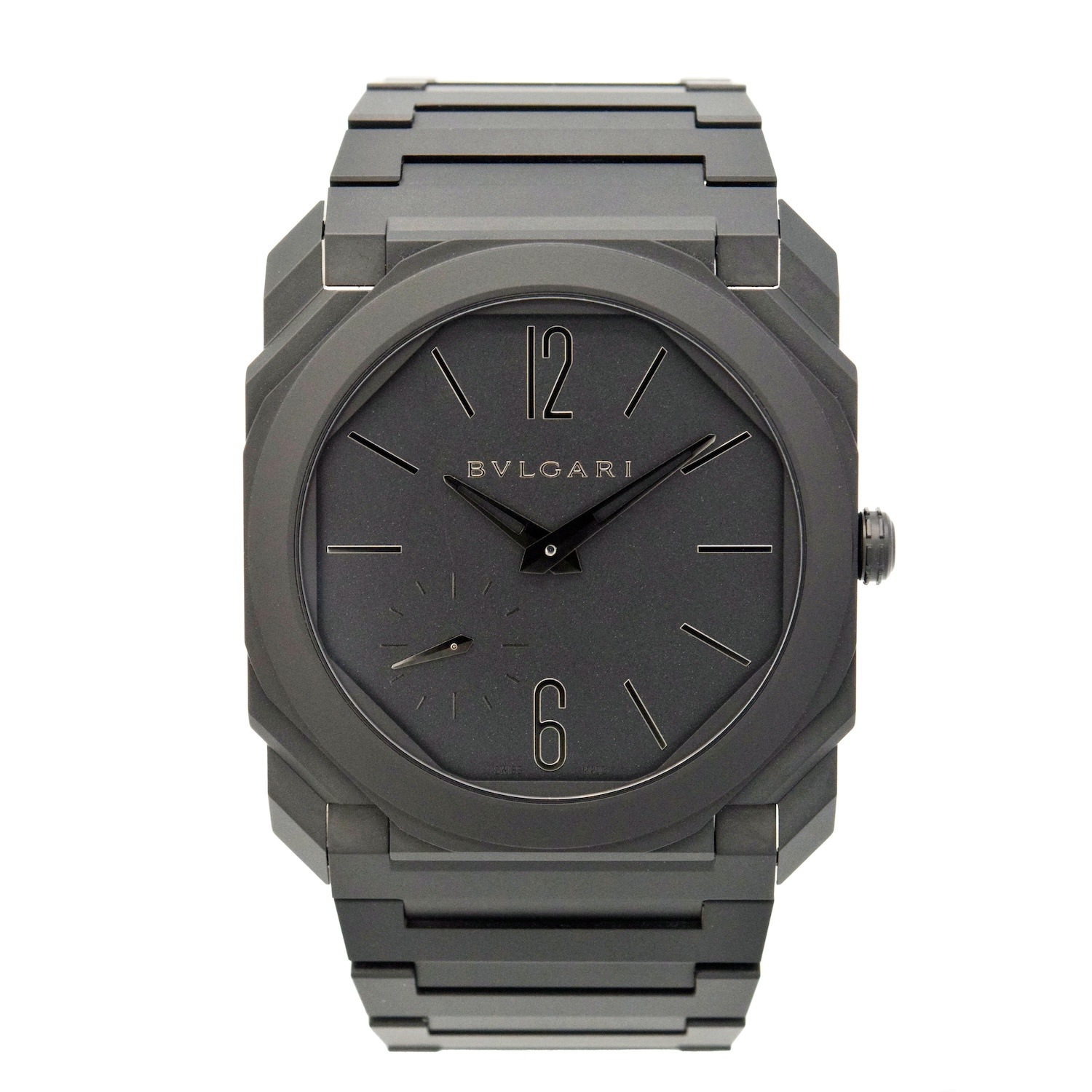 Bvlgari/�֥륬�� ����ߥå� ������ �ե��˥å��� �����å� �֥�å� 103077�ڹ����Ź�߸ˡ� #HK11703