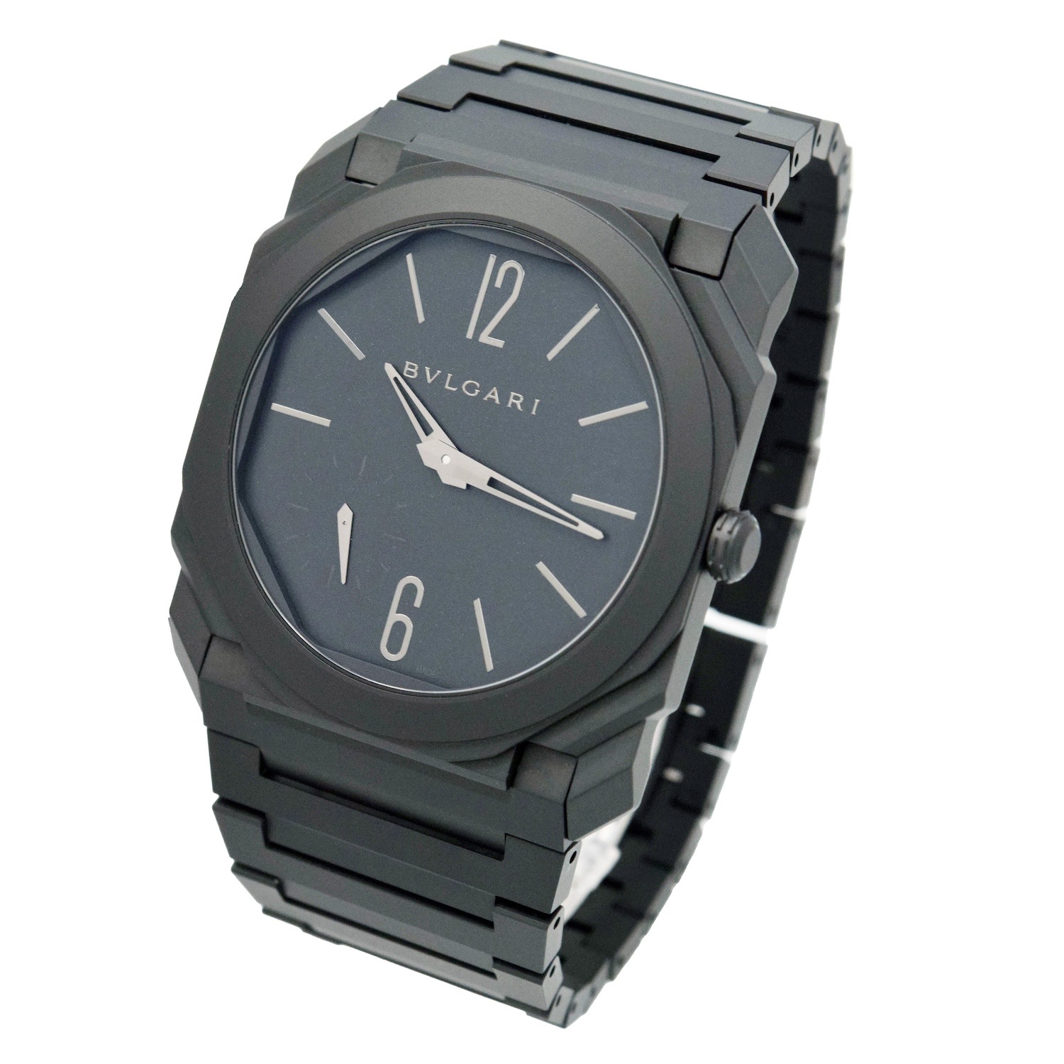Bvlgari/�֥륬�� ����ߥå� ������ �ե��˥å��� �����å� �֥�å� 103077�ڹ����Ź�߸ˡ� #HK11703