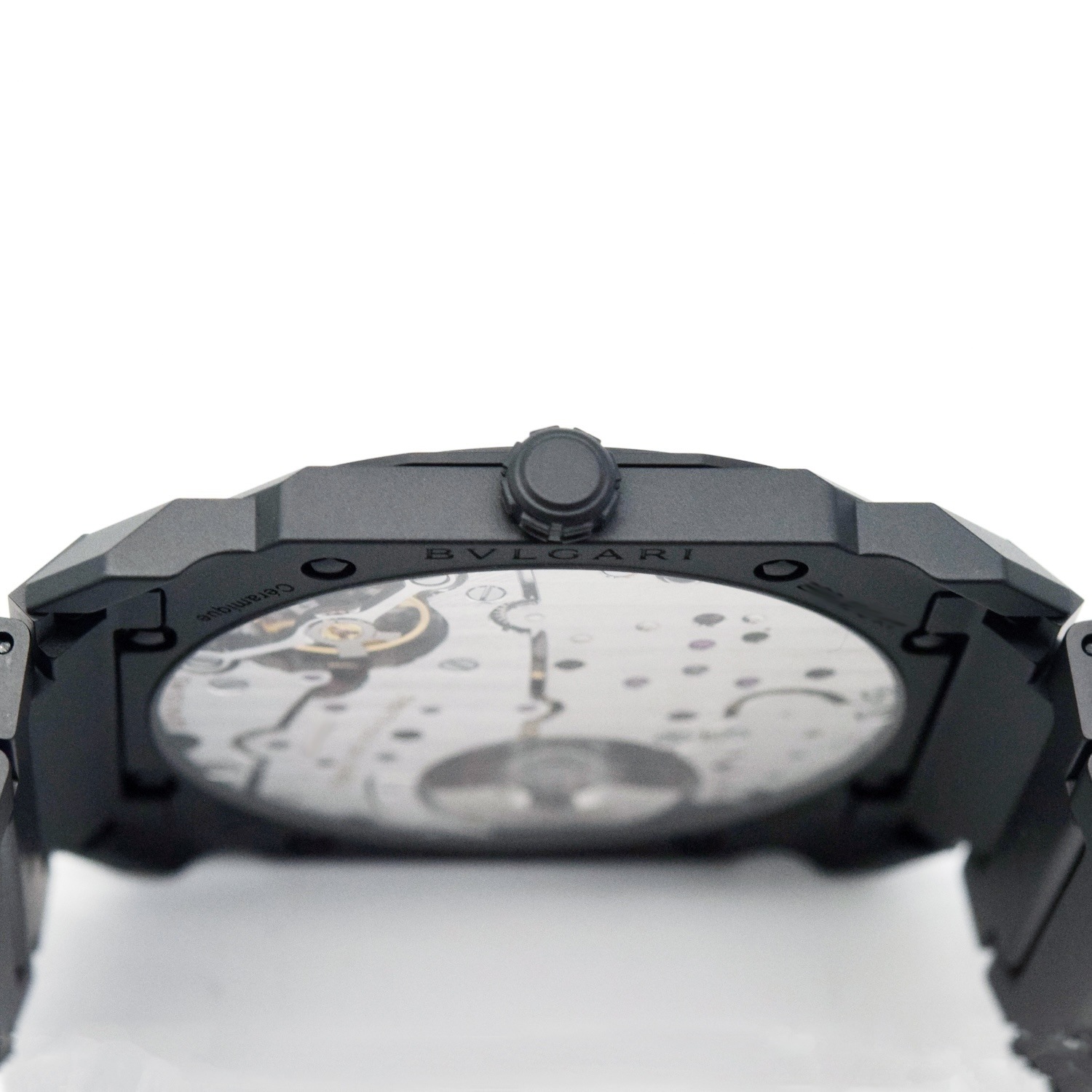 Bvlgari/�֥륬�� ����ߥå� ������ �ե��˥å��� �����å� �֥�å� 103077�ڹ����Ź�߸ˡ� #HK11703