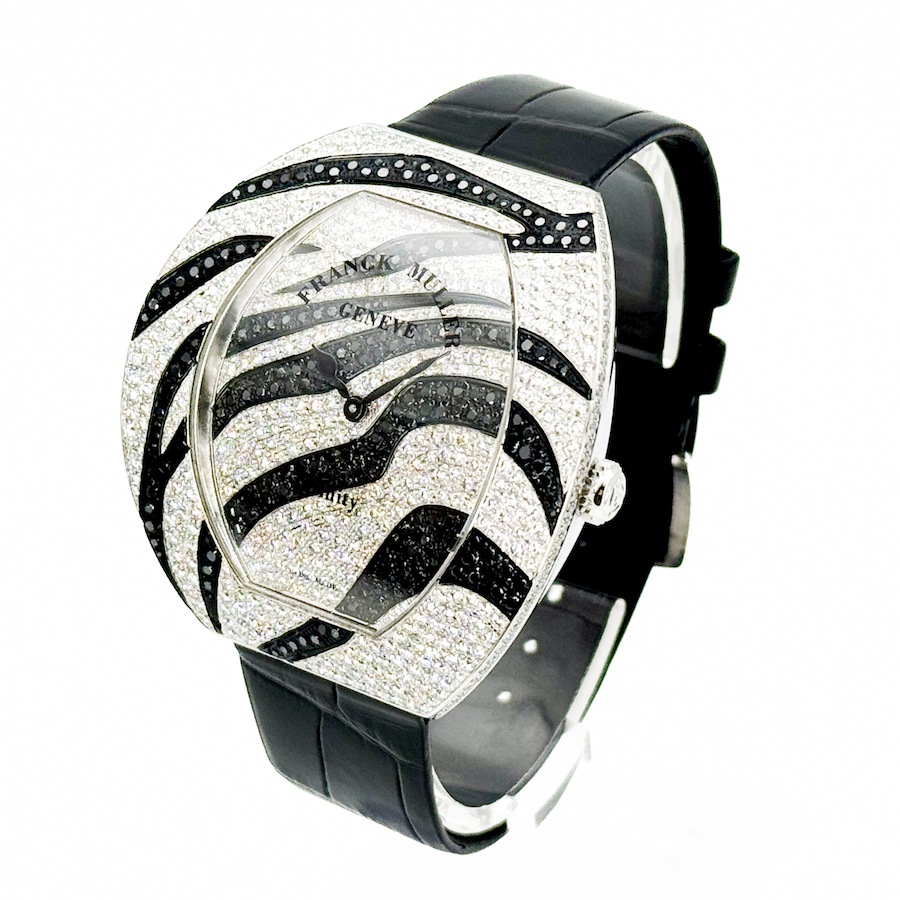 Franck Muller/�ե�� �ߥ�顼 3545 QZ SAF Infinity Safari  K18WG ���������  #BW00998