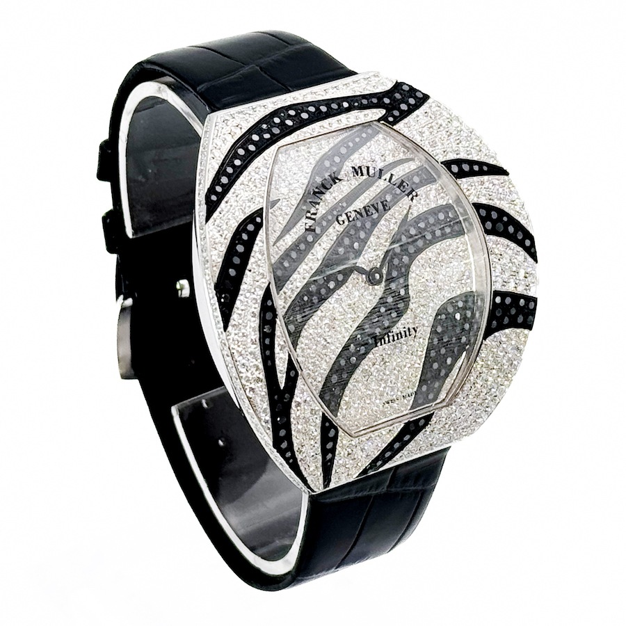 Franck Muller/�ե�� �ߥ�顼 3545 QZ SAF Infinity Safari  K18WG ���������  #BW00998