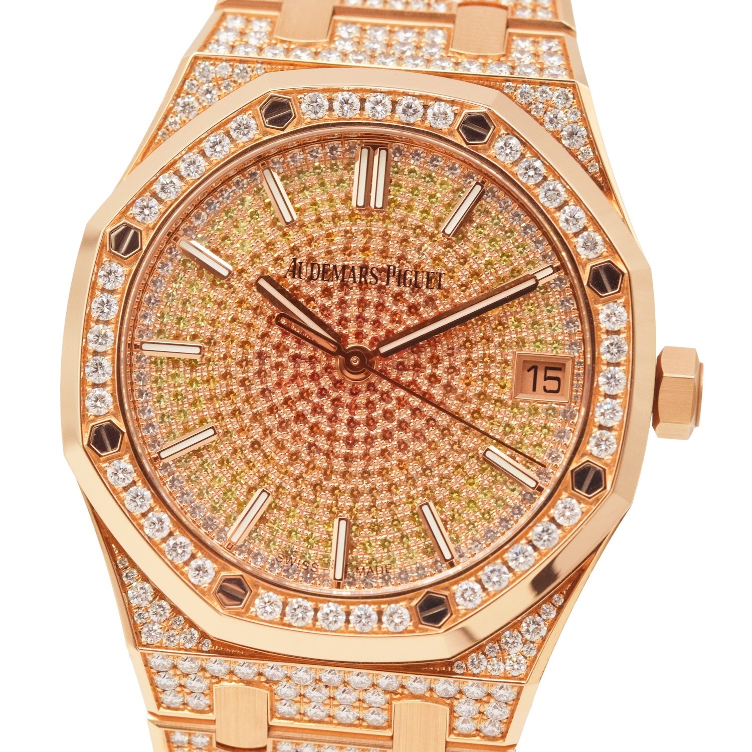 Audemars Piguet/�����ǥޥԥ� Royal Oak ������륪���� 15502OR.ZZ.1222OR.01 18K RG�ڹ����Ź�߸ˡ�#HK11705