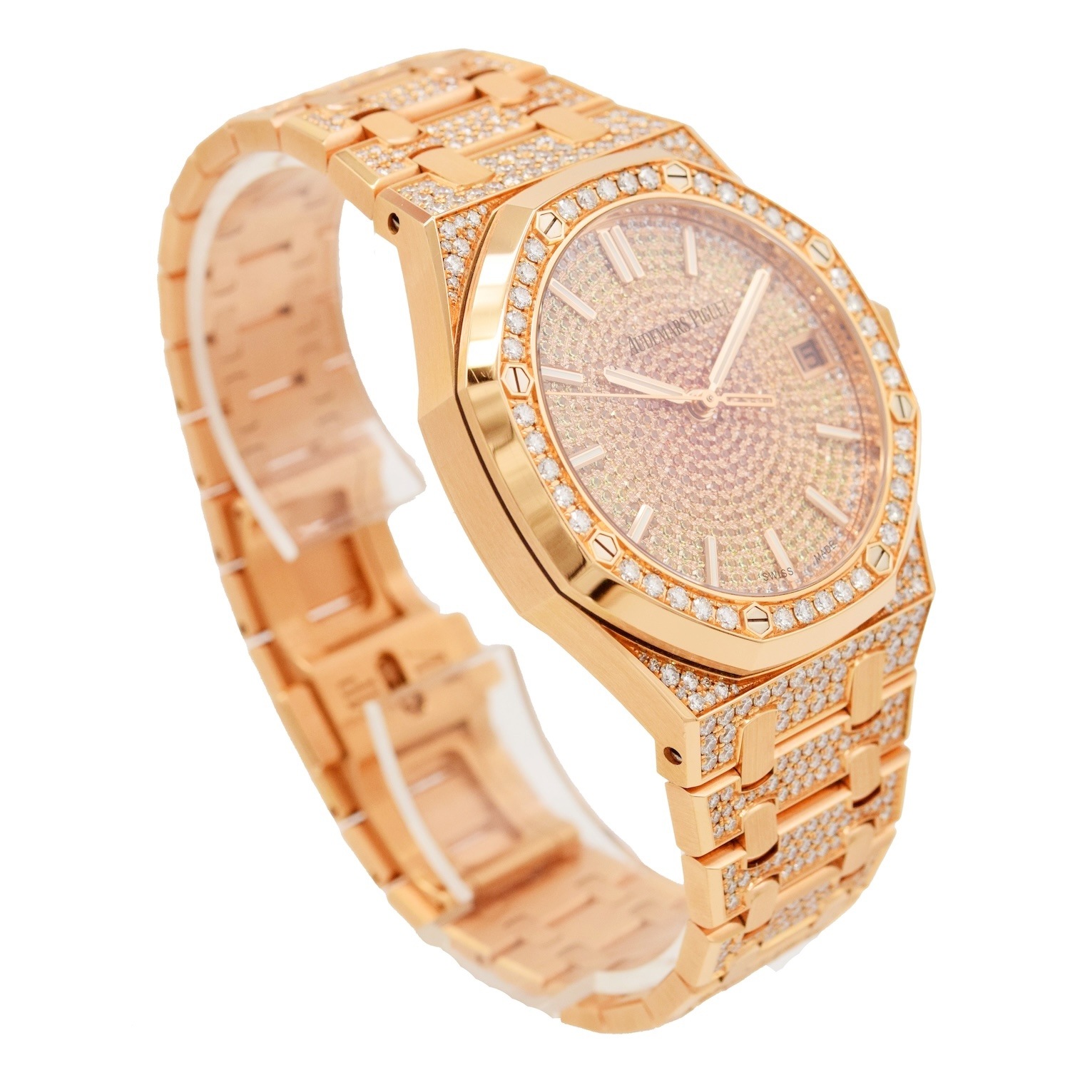 Audemars Piguet/�����ǥޥԥ� Royal Oak ������륪���� 15502OR.ZZ.1222OR.01 18K RG�ڹ����Ź�߸ˡ�#HK11705