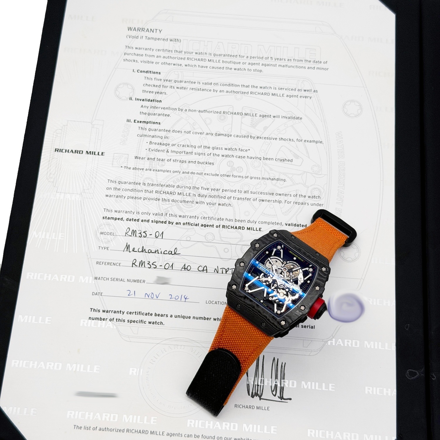 RICHARD MILLE / �ꥷ�㡼��ߥ� RM35-01 RAFA NADAL TPT�ڹ����Ź�߸ˡ�#HK11707