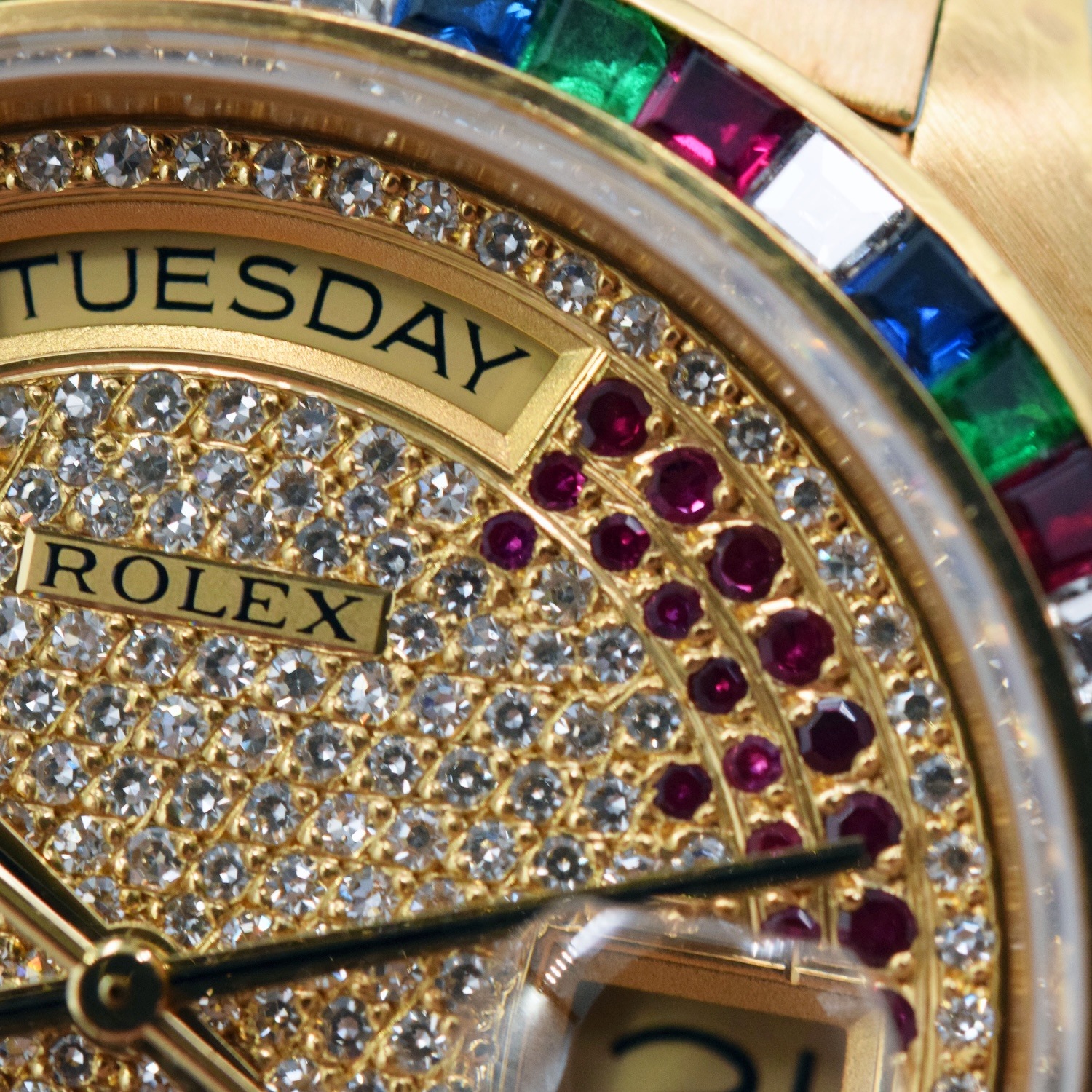 ROLEX / ����å��� Day-Date �ǥ��ǥ��� 18188 �ȥ��ꥹ�ޥ��ĥ꡼�� 36mm ��ӡ�����ǥå��� ������������� 18K��������������� ��ư�����ӻ��סڹ����Ź�߸ˡ�#HK11376