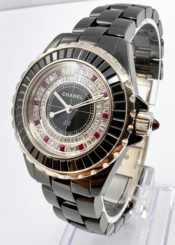 ����������10�ܡ�CHANEL/����ͥ� J12 Joaillerie H2684  K18WG/����ߥå�/���������  ��ư������ǥ������ӻ��� #HK10855