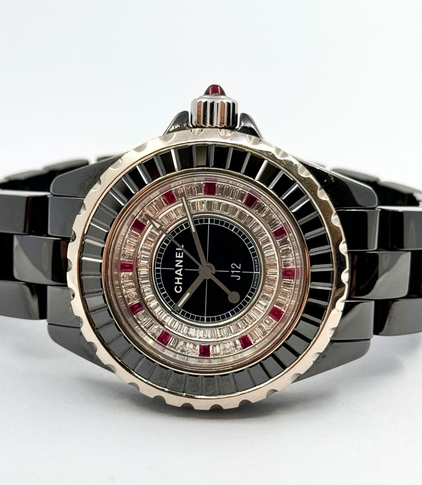 ����������10�ܡ�CHANEL/����ͥ� J12 Joaillerie H2684  K18WG/����ߥå�/���������  ��ư������ǥ������ӻ��� #HK10855