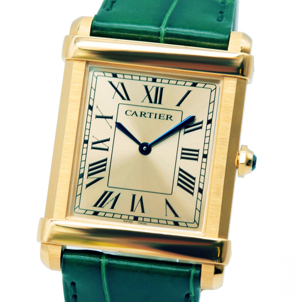 CARTIER/����ƥ���  Tank Chinoise ���� WGTA0088 K18YG �괬�� �ӻ��� #HK11112