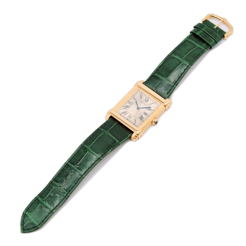 CARTIER/����ƥ���  Tank Chinoise ���� WGTA0088 K18YG �괬�� �ӻ��� #HK11112