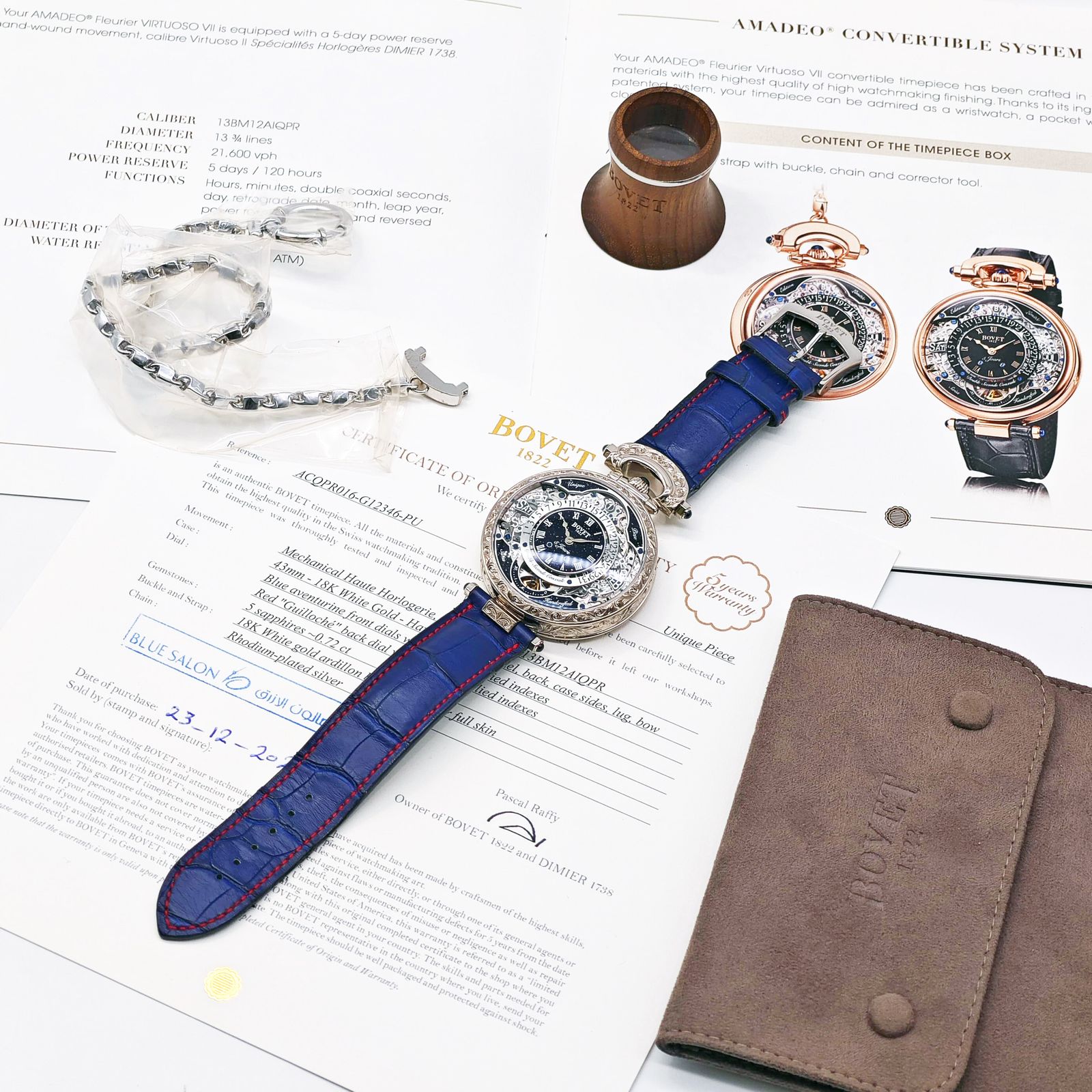 Bovet/�ܥ��� ACQPR016-G12346-PU Unique Piece�ڹ����Ź�߸ˡ�#HK11404
