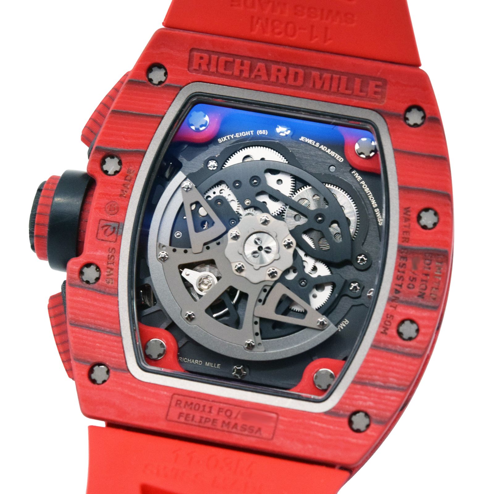 RICHARD MILLE/ �ꥷ�㡼�� �ߥ� RM011 FQ RED QTPT ����50�� #HK11400�ڹ����Ź�߸ˡ�