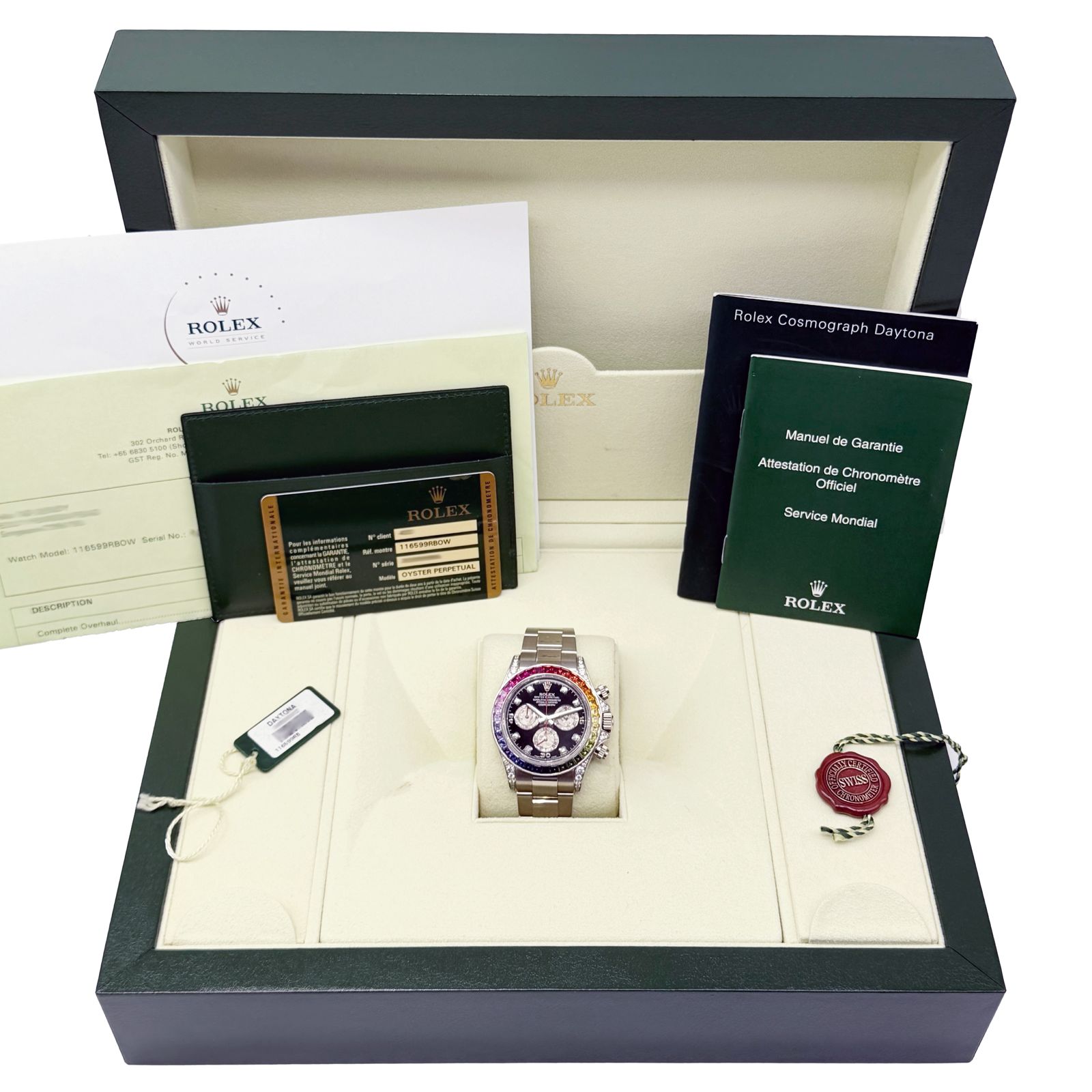Rolex/����å��� �ǥ��ȥ� 116599RBOW �쥤��ܡ� WG �֥�å��������ڹ����Ź���ʡ�#HK11714
