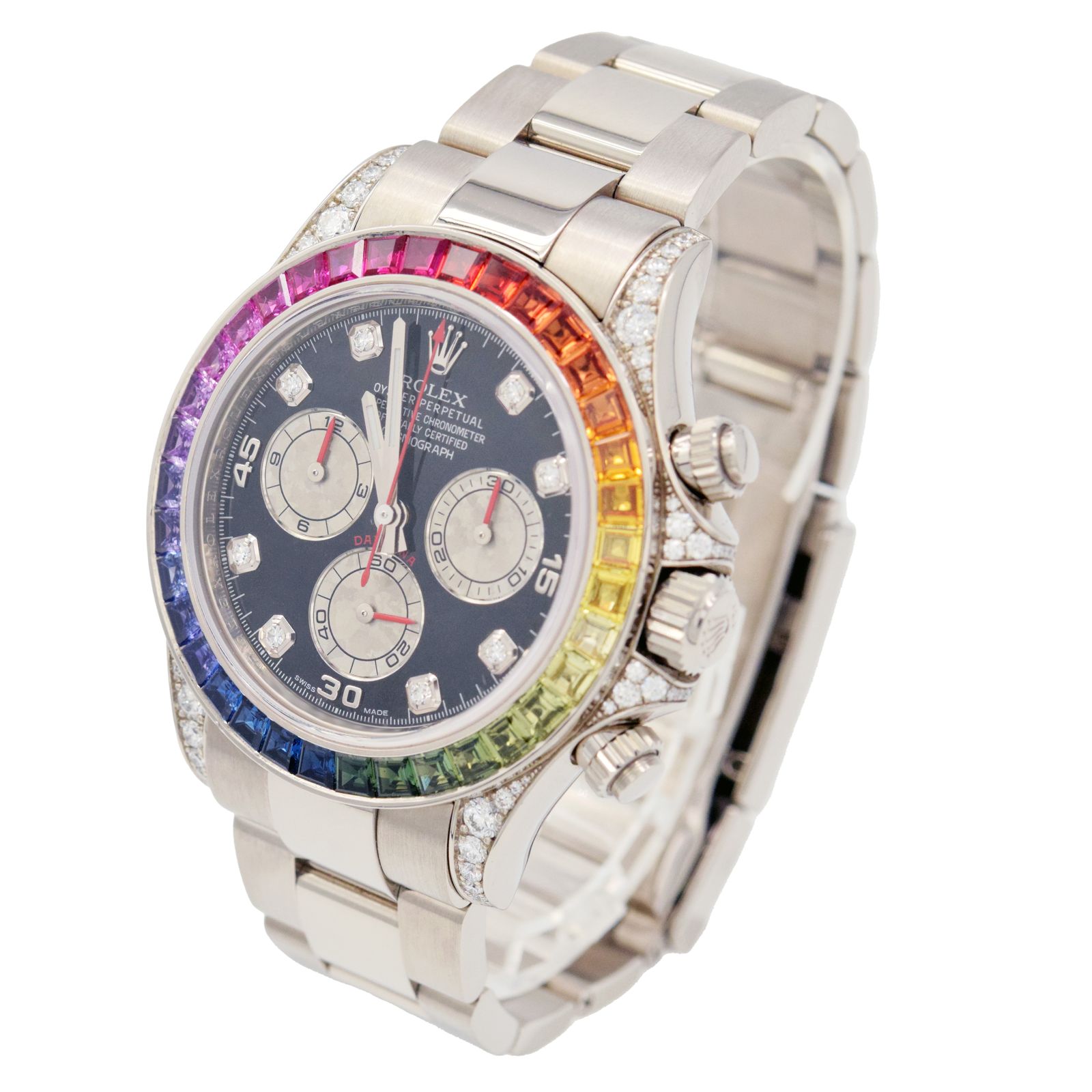 Rolex/����å��� �ǥ��ȥ� 116599RBOW �쥤��ܡ� WG �֥�å��������ڹ����Ź���ʡ�#HK11714