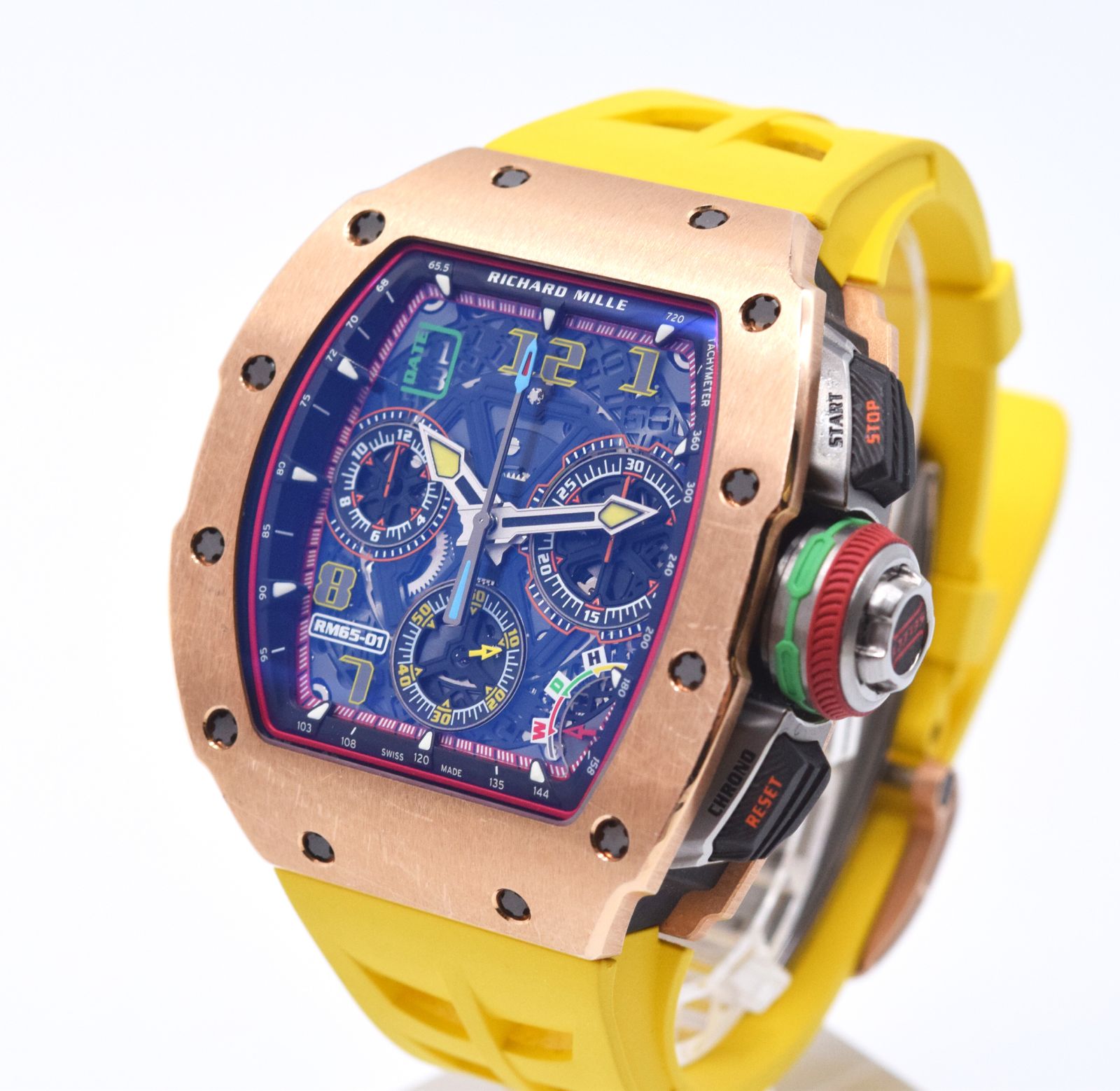 RICHARD MILLE/ �ꥷ�㡼�� �ߥ� RM65-01 CA RG  ������NTPT �ǥ奢���塼�� ��ư�������ץ�åȥ�����ɥ����Υ����ɽ #HK11414�ڹ����Ź�߸ˡ�