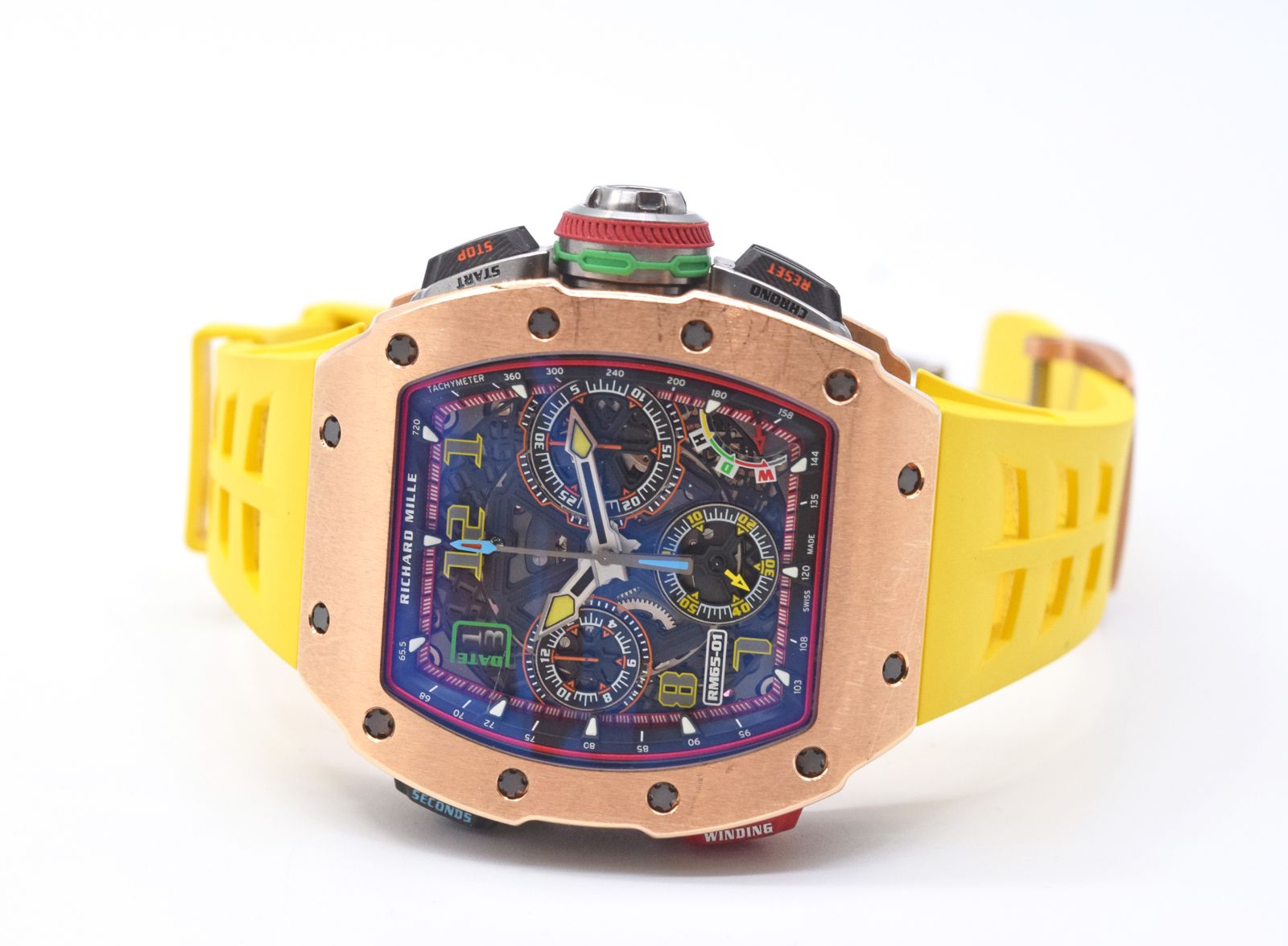 RICHARD MILLE/ �ꥷ�㡼�� �ߥ� RM65-01 CA RG  ������NTPT �ǥ奢���塼�� ��ư�������ץ�åȥ�����ɥ����Υ����ɽ #HK11414�ڹ����Ź�߸ˡ�