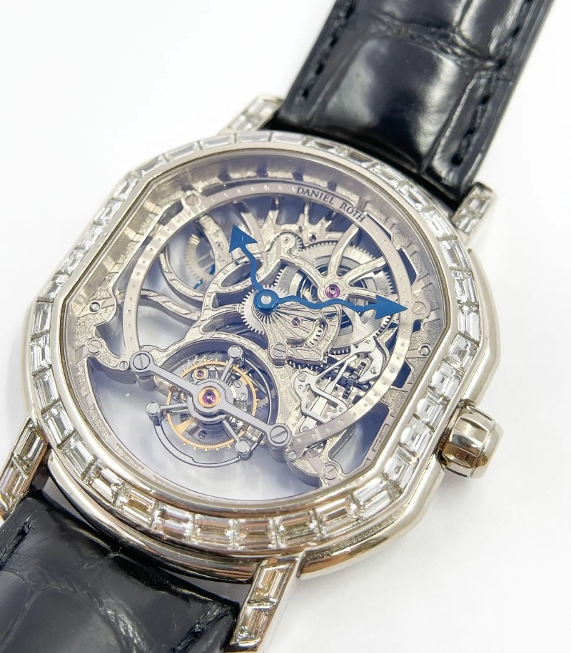 Daniel Roth/˥롦tourbillon/skeleton  factory baguette diamonds 50 limitedڹŹ߸ˡ#HK10679