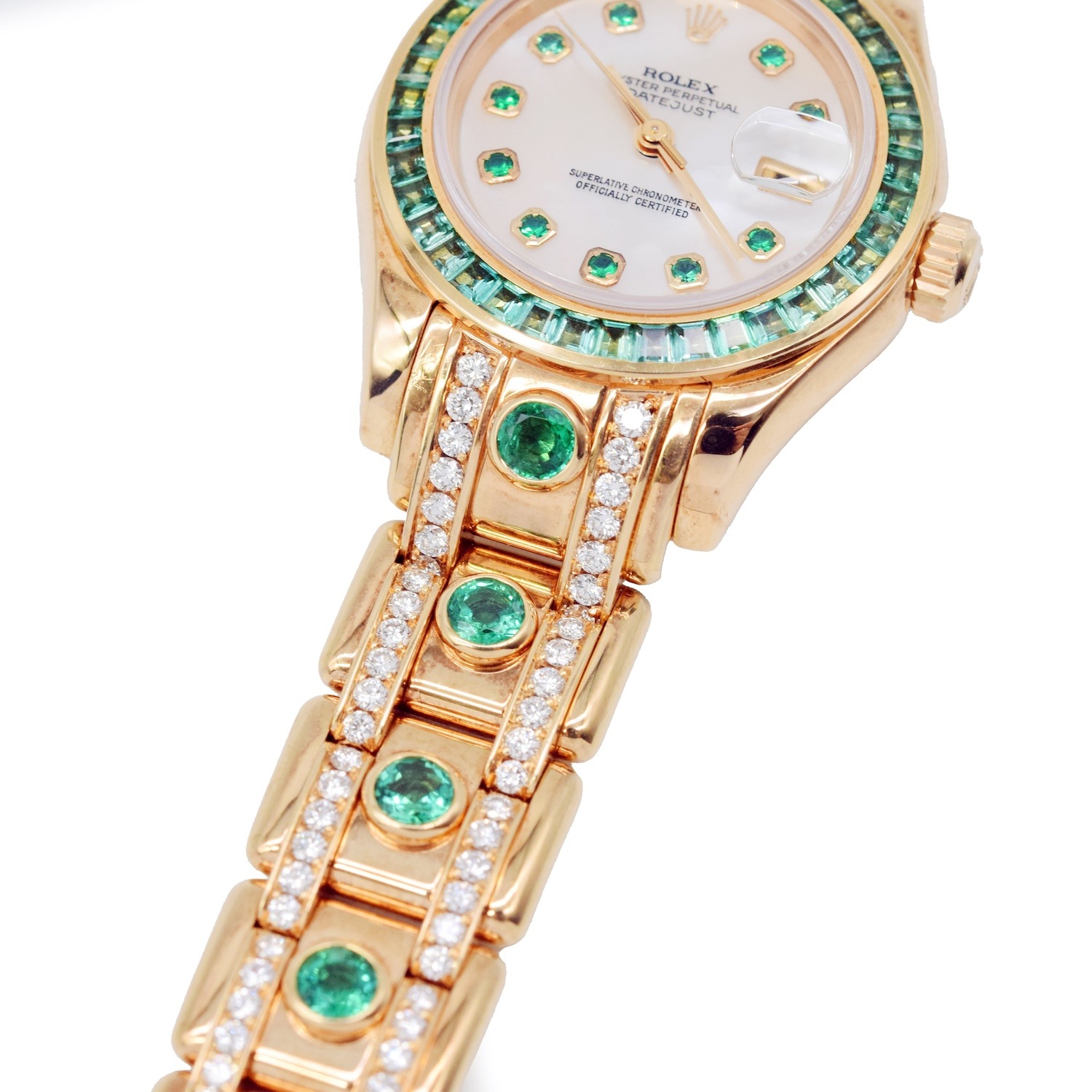 ROLEX/����å���  Lady-Datejust �ѡ���ޥ����� ��ǥ��ǥ��ȥ��㥹�� 69308 YG ��������� ������ɡڹ����Ź�߸ˡ�#HK11514