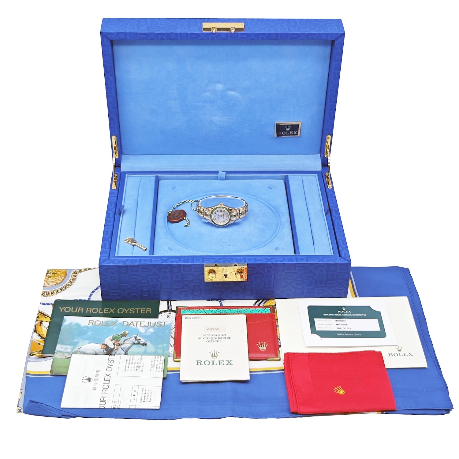 ROLEX/����å���  Lady-Datejust �ѡ���ޥ����� ��ǥ��ǥ��ȥ��㥹�� 69308 YG ��������� ������ɡڹ����Ź�߸ˡ�#HK11514