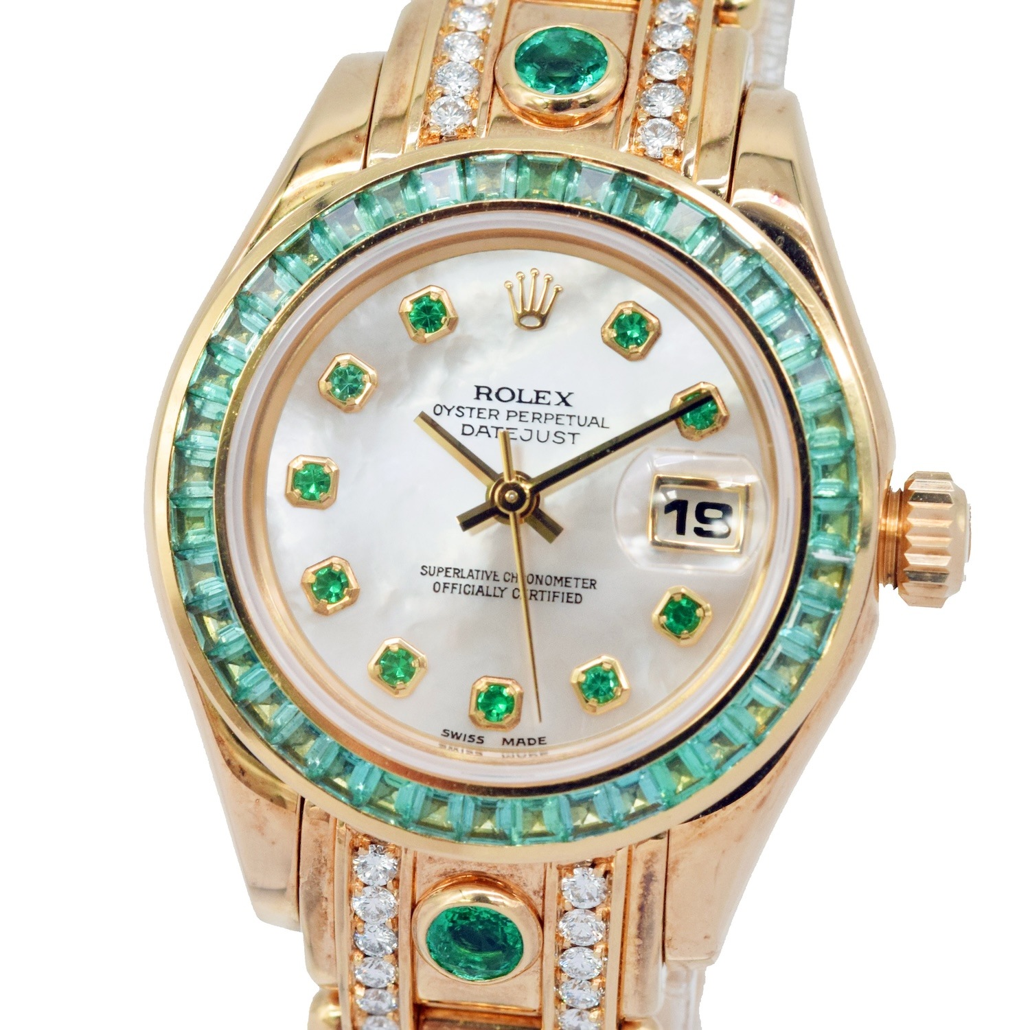 ROLEX/����å���  Lady-Datejust �ѡ���ޥ����� ��ǥ��ǥ��ȥ��㥹�� 69308 YG ��������� ������ɡڹ����Ź�߸ˡ�#HK11514