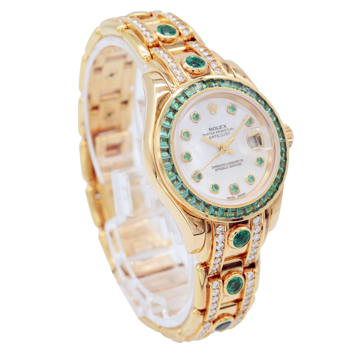 ROLEX/����å���  Lady-Datejust �ѡ���ޥ����� ��ǥ��ǥ��ȥ��㥹�� 69308 YG ��������� ������ɡڹ����Ź�߸ˡ�#HK11514