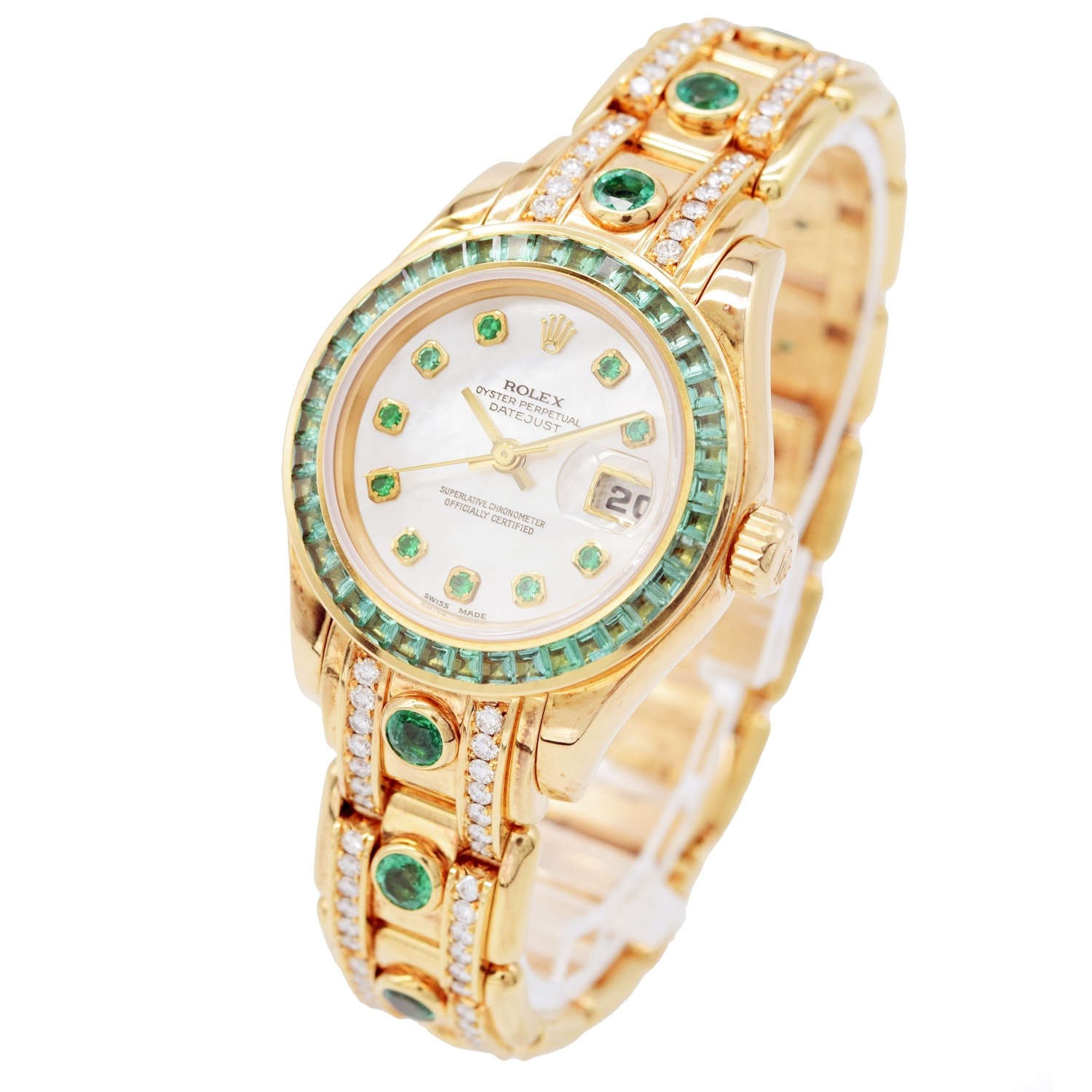 ROLEX/����å���  Lady-Datejust �ѡ���ޥ����� ��ǥ��ǥ��ȥ��㥹�� 69308 YG ��������� ������ɡڹ����Ź�߸ˡ�#HK11514