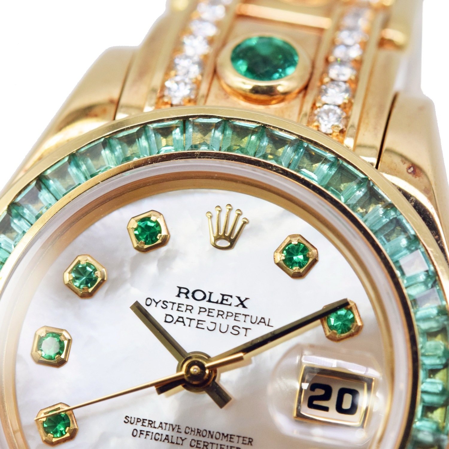 ROLEX/����å���  Lady-Datejust �ѡ���ޥ����� ��ǥ��ǥ��ȥ��㥹�� 69308 YG ��������� ������ɡڹ����Ź�߸ˡ�#HK11514