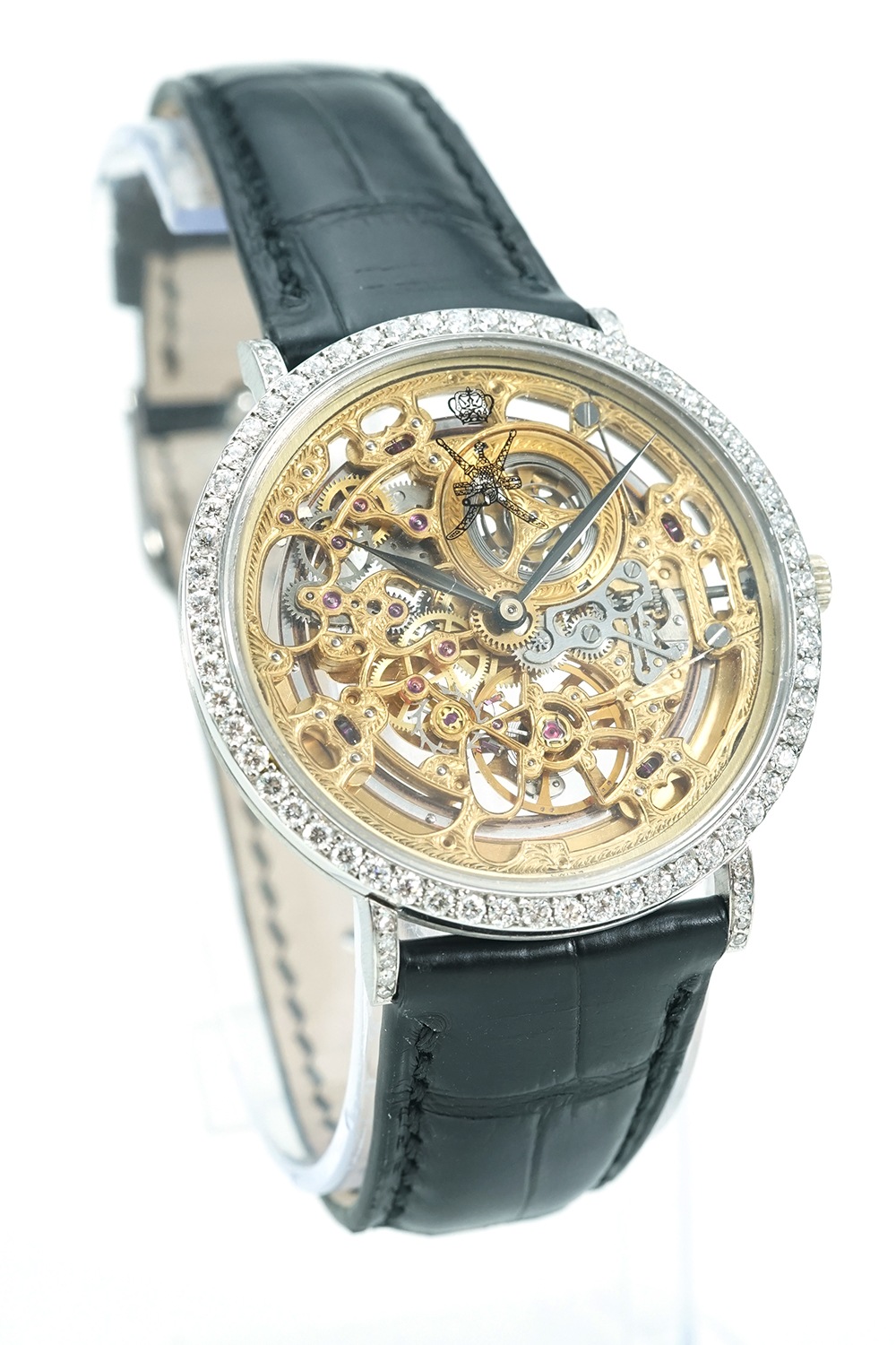 ��Unique Piece��Audemars Piguet/�����ǥޥԥ� Skeleton Sultan Of Oman 750 K18 ������ȥ�  #37174