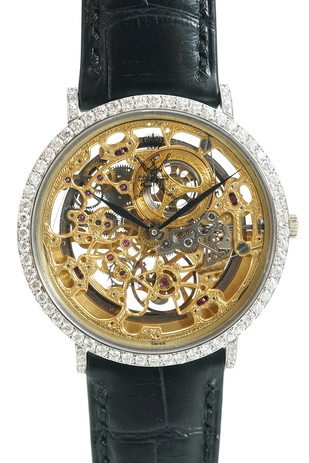 ��Unique Piece��Audemars Piguet/�����ǥޥԥ� Skeleton Sultan Of Oman 750 K18 ������ȥ�  #37174
